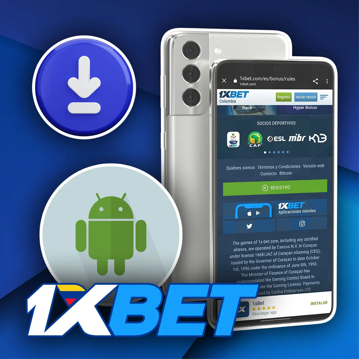 1xbet app móvil para Android