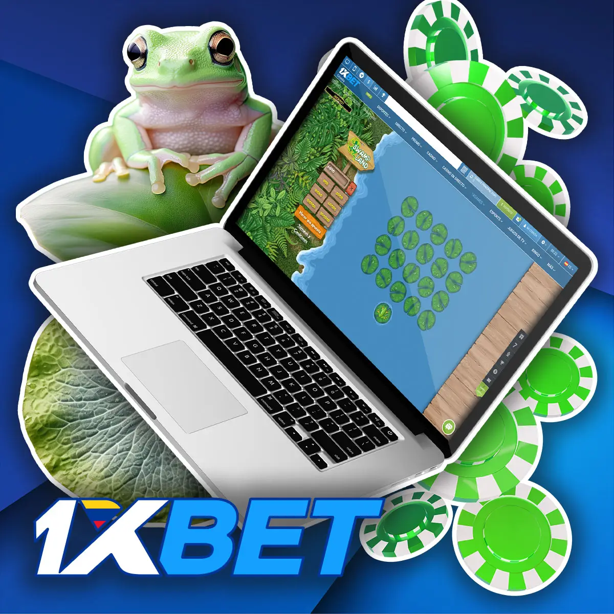 Revisión del popular juego de apuestas Frog en 1xBet